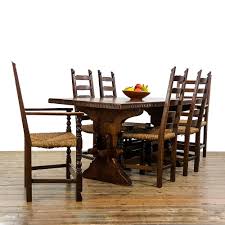 antique table and chairs