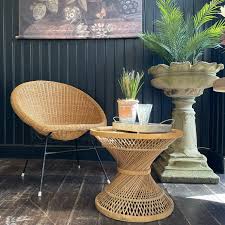 antique rattan chair