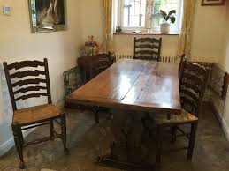 antique dining table and chairs for sale