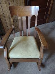 antique mission rocking chair