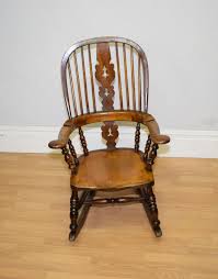 antique windsor rocking chair