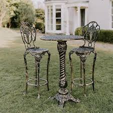 antique wooden table and chairs