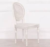 white vintage chair