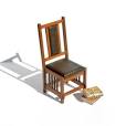 antique mission chair