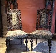 antique hand carved chairs