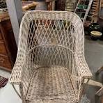 retro wicker chair