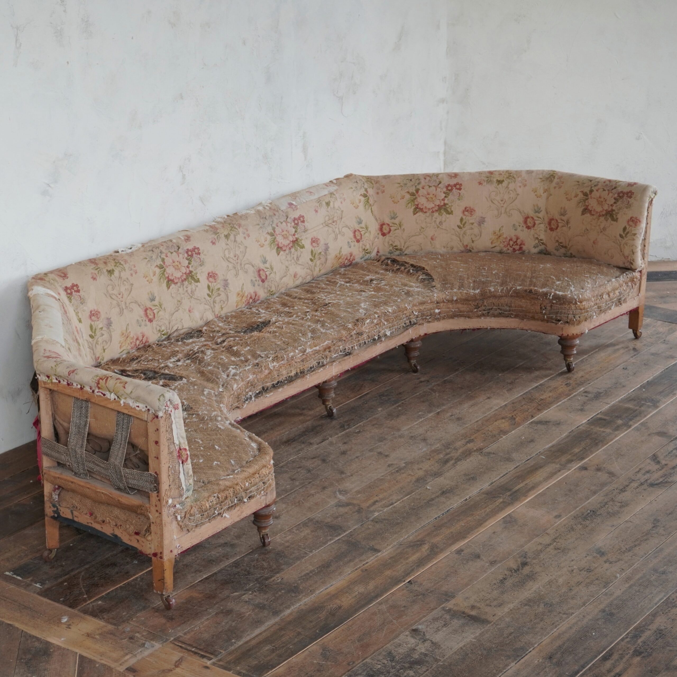 antique sectional sofa