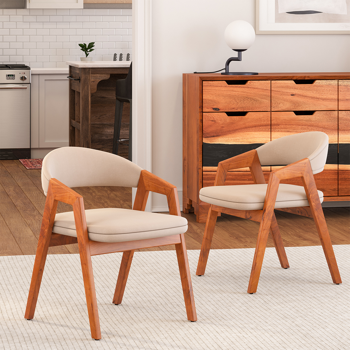 midcentury modern dining chairs