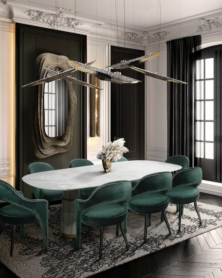 modern classic dining chairs