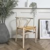 wishbone chair white