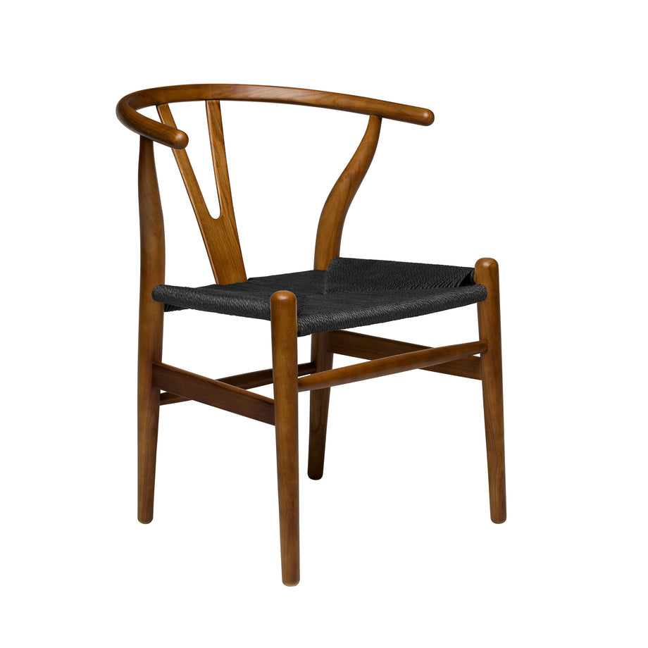 wishbone walnut chair