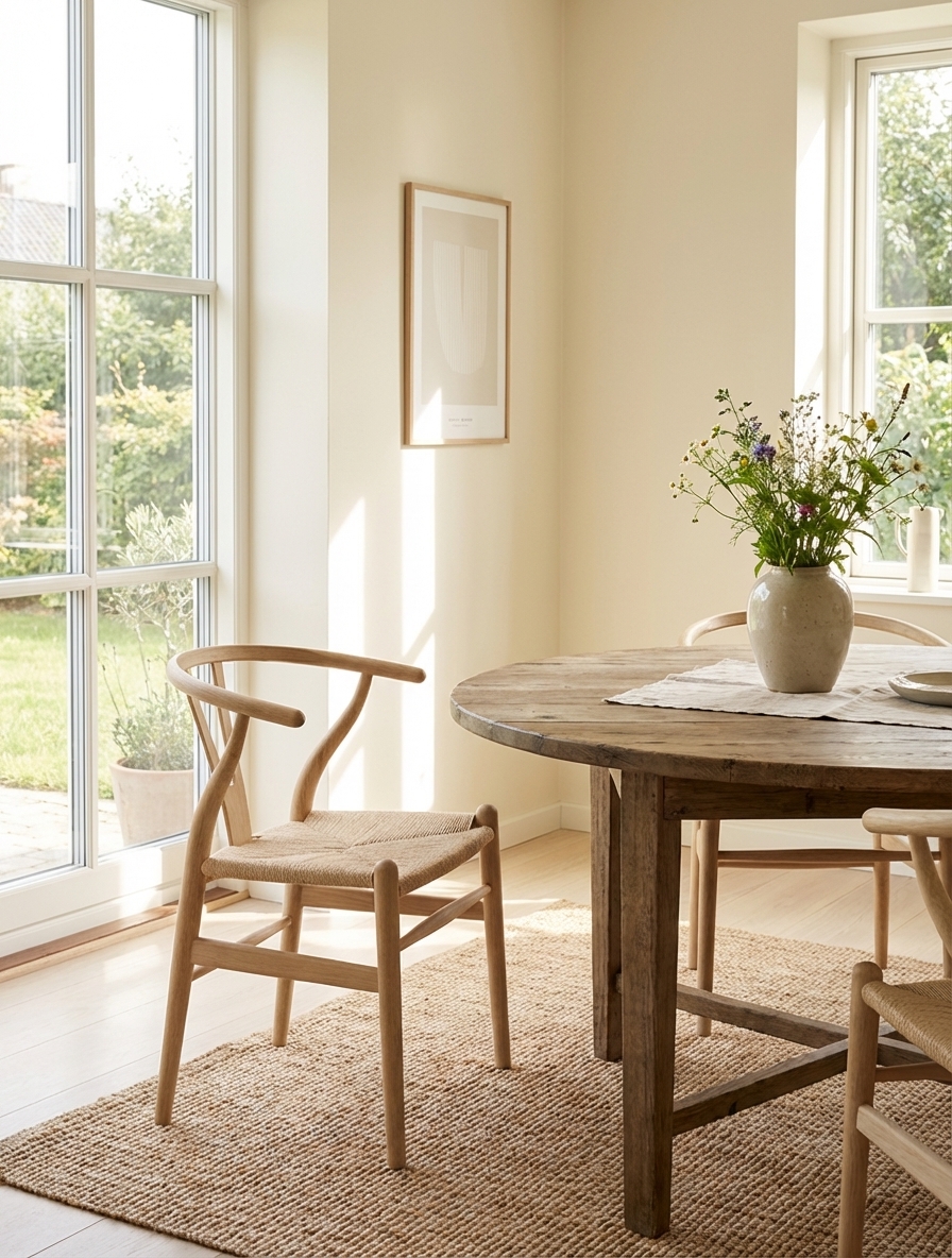 wishbone wood chair