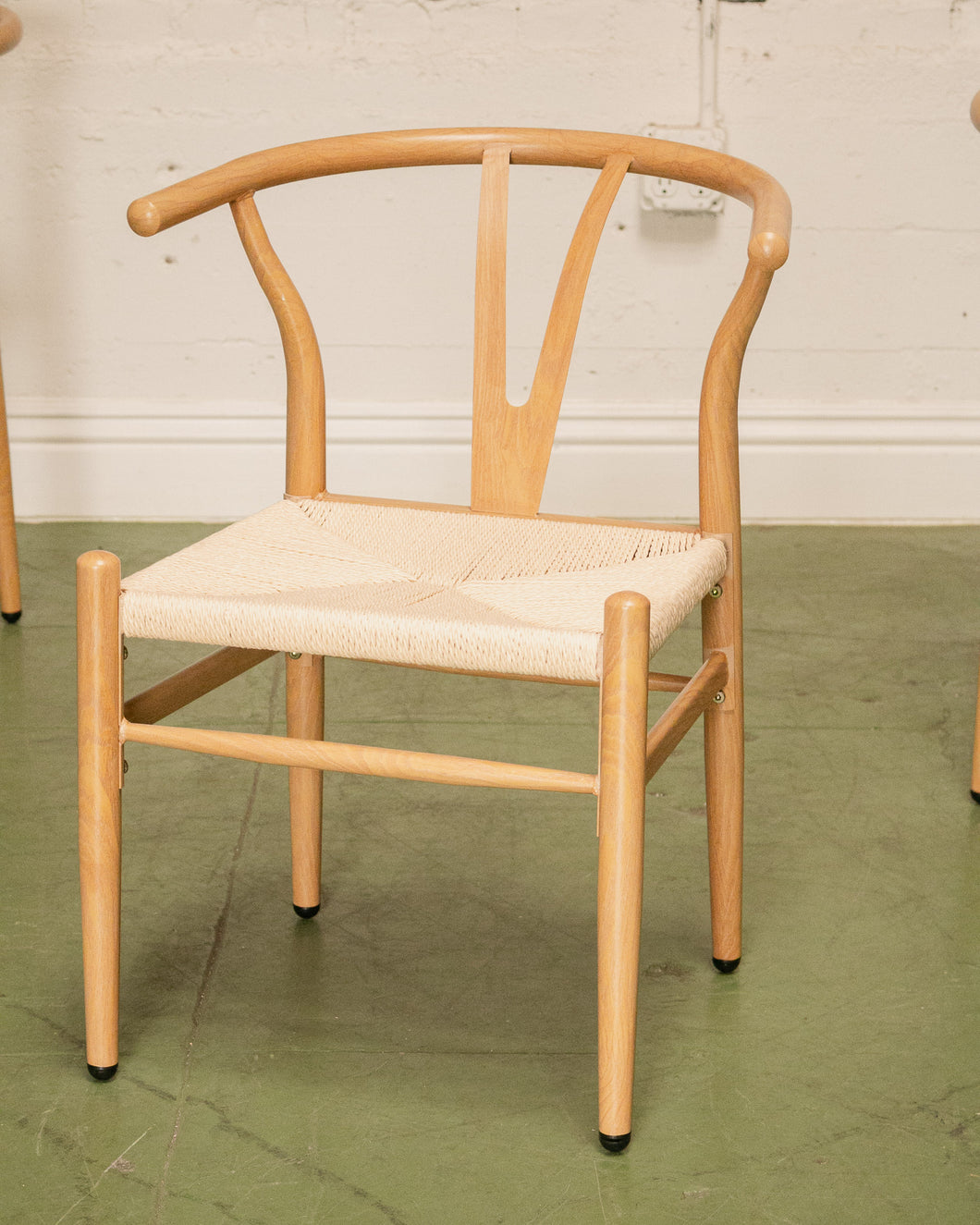metal wishbone chair