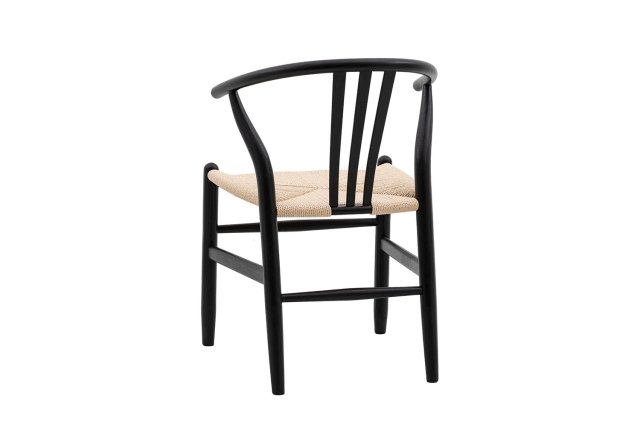 wegner wishbone chair black