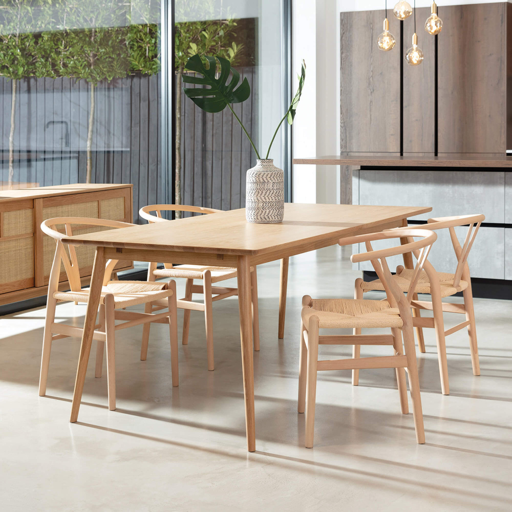 wishbone wooden dining chair