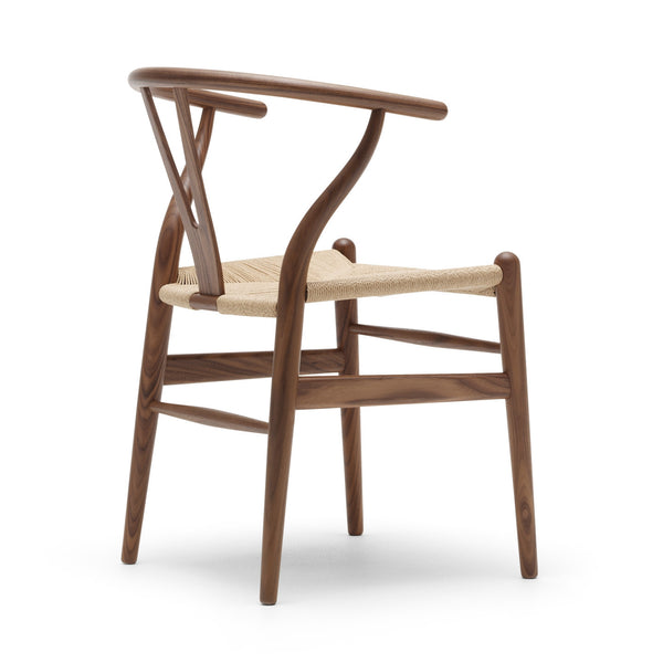 wishbone dining chair walnut