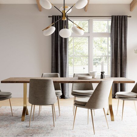 wishbone table and chairs